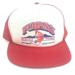 Vintage Winner Trucker Hat Red White Mesh Adjustab